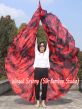 1 pair Lava 6 Mommes habotai belly dance silk wing