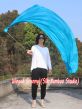 1 Piece turquoise 1.8m (70") dance silk veil poi