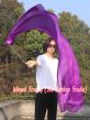 1 Piece purple 1.8m (70") dance silk veil poi