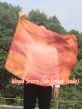 1 Piece 85 cm (33") prophetic silk worship flex flag for kids, Copper