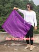 1 Piece 85 cm (33") prophetic silk worship flex flag for kids, purple