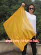 1 Piece 85 cm (33") prophetic silk worship flex flag for kids, gold