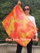 1 Piece 85 cm (33") prophetic silk worship flex flag for kids, Flame