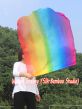 1 Piece 103 cm (40") prophetic silk worship flex flag, Rainbow B