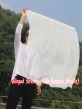 1 Piece 103 cm (40") prophetic silk worship flex flag, white