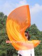 1 Piece 130 cm (51") prophetic silk worship flex flag, orange