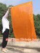 1 Piece 130 cm (51") prophetic silk worship flex flag, orange