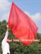 1 Piece 130 cm (51") prophetic silk worship flex flag, red