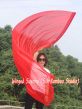 1 Piece 222 cm (88") prophetic silk worship flex flag, red