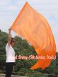 1 Piece 222 cm (88") prophetic silk worship flex flag, orange