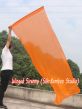 1 Piece 222 cm (88") prophetic silk worship flex flag, orange