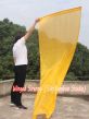 1 Piece 222 cm (88") prophetic silk worship flex flag, Gold