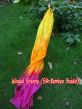 1 piece yellow-orange-pink real silk hand kite runner for kids play