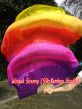 1 pair 1.5m (59") Glamor belly dance silk fan veil