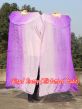 1 pair purple fading long stripes 3G belly dance silk fan veil