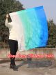 spinning silk flag poi 103cm x 88cm for Worship & Praise, long side Seacoast