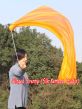 1 Piece orange 1.35m (53") dance silk veil poi