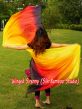 1 piece black-red-orange-yellow 5 Mommes colorful belly dance silk veil 