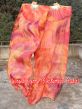 1 pair Copper 3G tie-dye belly dance silk fan veil