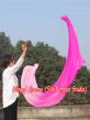 1 Piece pink fading 2.3m (90") dance silk veil poi