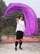 1 Piece purple 2.3m (90") dance silk veil poi