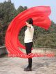 1 Piece red 2.3m (90") dance silk veil poi