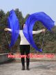 1 Piece blue 2.3m (90") dance silk veil poi