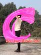 1 Piece pink 2.3m (90") dance silk veil poi