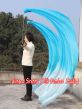 1 Piece turquoise fading 2.3m (90") dance silk veil poi