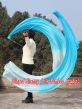 1 Piece turquoise fading 2.3m (90") dance silk veil poi