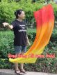 1 Piece Fire 1.35m (53") dance silk veil poi