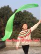 1 piece green 180 cm (71") silk streamer