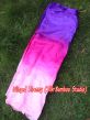 white-light pink-pink-purple silk fabric by yard