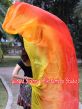 1 piece Fire 5 Mommes colorful belly dance silk veil 