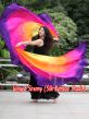 1 PIECE yellow-orange-pink-purple circular 8 Mommes belly dance silk veil