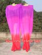 1 pair 1.8m (71") purple-pink-red belly dance silk fan veils