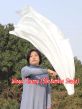 1 Piece white 1.35m (53") dance silk veil poi