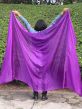 purple 5 Mommes 2.7m*1.4m (3 yds x 55") belly dance silk veil 