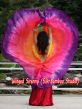 1 PIECE Glamor circular 8 Mommes belly dance silk veil