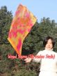 1pc 81cm (32") spinning silk flag poi for Worship & Praise, Sakura