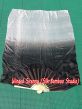 1 pair 1.1m (43") black-white silk fan veils for kids