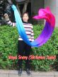 1 piece 250 cm (98") turquoise-blue-purple-pink worship silk throw streamer