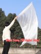 Spinning silk flag poi 174cm (68") for Worship & Praise, white