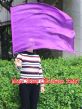 1pc 81cm (32") spinning silk flag poi for Worship & Praise, purple