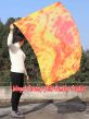 spinning silk flag poi 129cm (51") for Worship & Praise, Flame