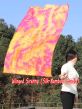 spinning silk flag poi 129cm (51") for Worship & Praise, Sakura