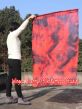 spinning silk flag poi 129cm (51") for Worship & Praise, Lava