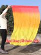 spinning silk flag poi 129cm (51") for Worship & Praise, red-orange-yellow