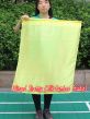 1pc 81cm (32") spinning silk flag poi for Worship & Praise, yellow