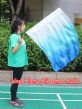 1pc 81cm (32") spinning silk flag poi for Worship & Praise, Royalty